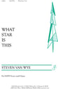 What Star Is This SATB choral sheet music cover